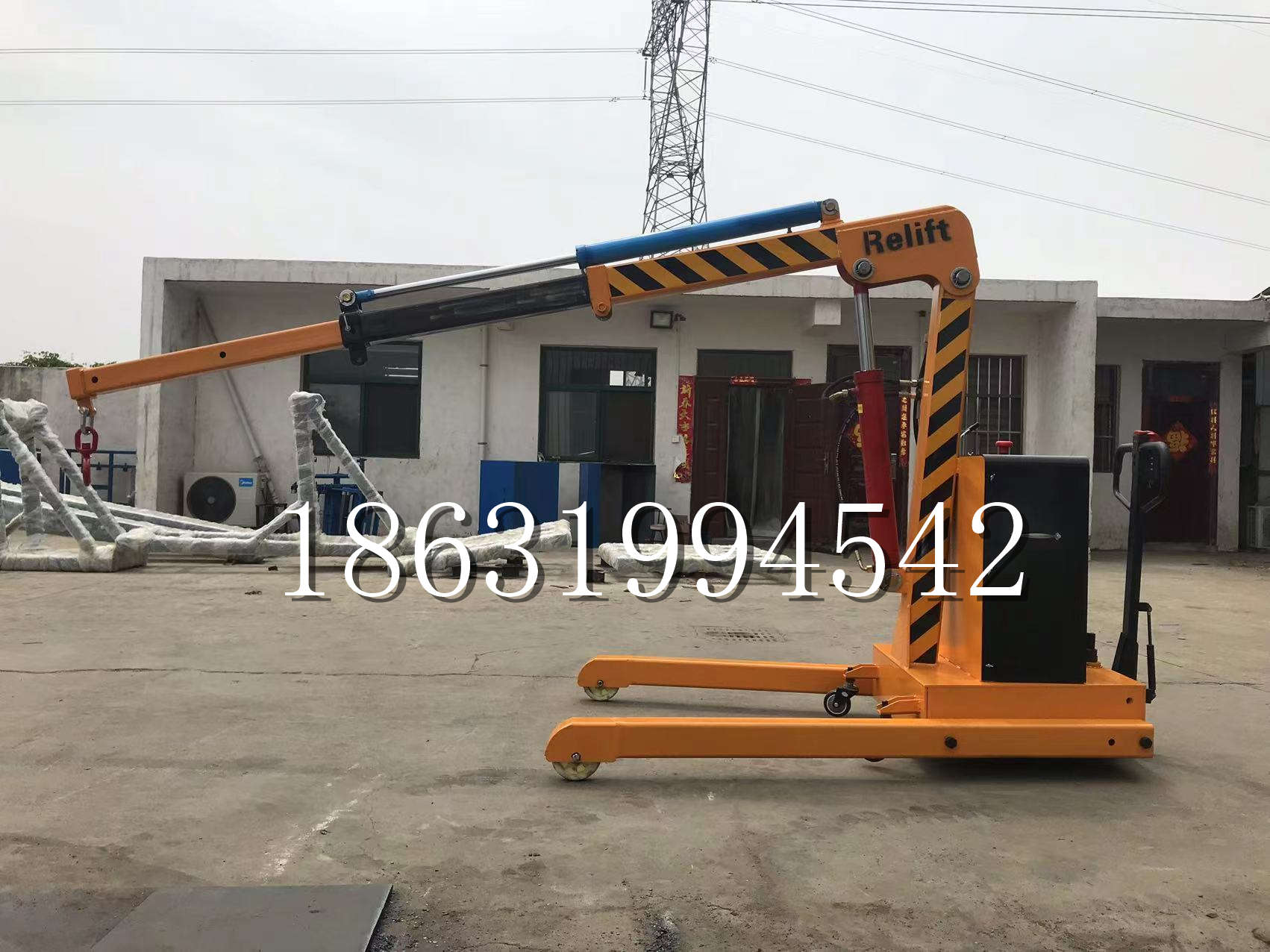 运城市久征定做3吨三轮随车吊 农用园林绿化移树吊 平板工程用小吊机